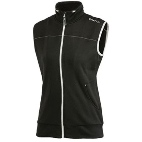 NWT Craft Leisure Black Zip Front Vest - Picture 1 of 7
